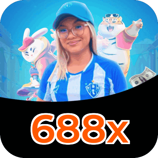 Interface do aplicativo 688x mostrando jogos disponíveis no iOS e Android
